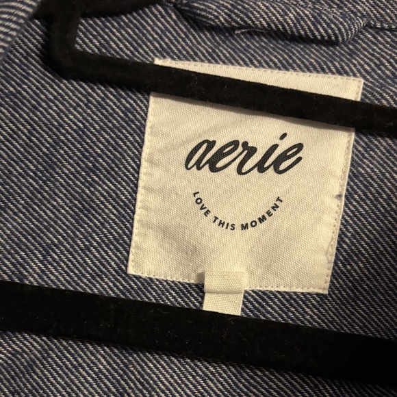 Size Large Aerie Flannel Boyfriend Shirt - Picture 4 of 5